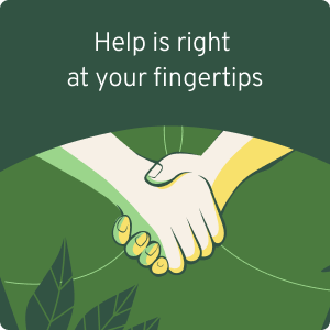 Help is right at your fingertips